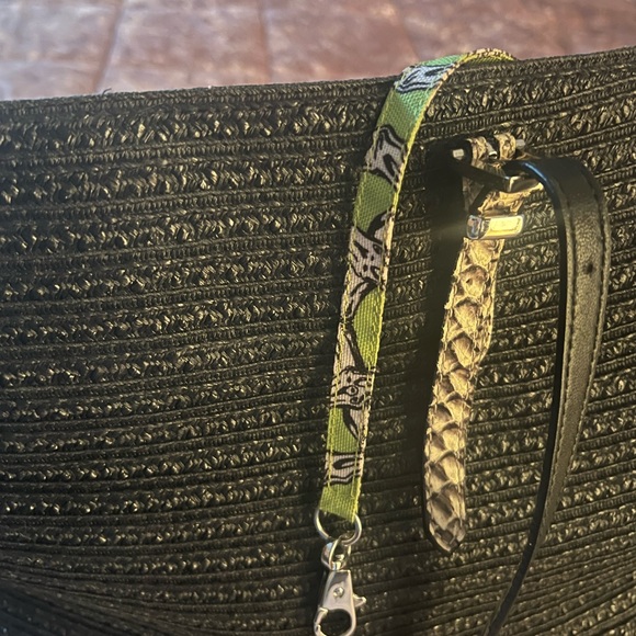 ERIC JAVITS SQUISHEE ISLA STRAW BAG - Picture 6 of 16